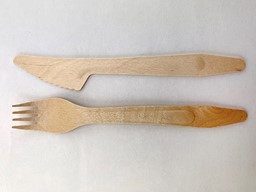 Bild von Messer aus Holz gewachst